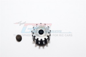 STEEL MOTOR PINION 11/12/13/14T 1/10 AXIAL WRAITH - WR9013TS-BK