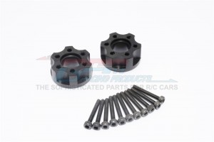 DELRIN HEX WIDENERS (+10MM THICKNESS) AXIAL YETI ROCK RACER - DYT010/+10MM-BK