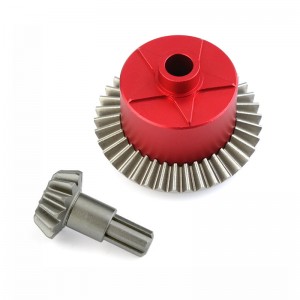 Steel Differential Gear 37T 13T With Aluminum Cover Case ARA310956 1/10 ARRMA BIG ROCK GRANITE KRATON OUTCAST SENTON VORTEKS - RED - ARA310956/RE