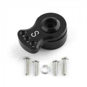 Aluminum Adjustable Servo Saver Arm Build In Spring 25T Small 1/10 RC FUTABA SANWA TAMIYA - AS-SS025S/BK