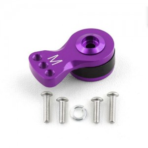 Aluminum Adjustable Servo Saver Arm Build In Spring 25T Medium 1/10 RC FUTABA SANWA TAMIYA - AS-SS025M/PU