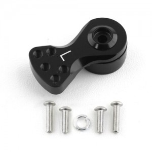 Aluminum Adjustable Servo Saver Arm Build In Spring 25T Large 1/10 RC FUTABA SANWA TAMIYA - AS-SS025L/BK