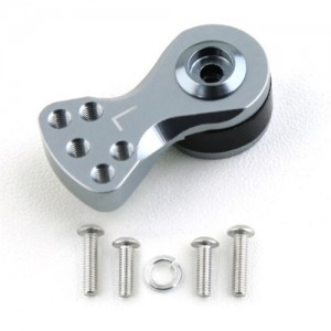 Aluminum Adjustable Servo Saver Arm Build In Spring 25T Large 1/10 RC FUTABA SANWA TAMIYA - AS-SS025L/SI