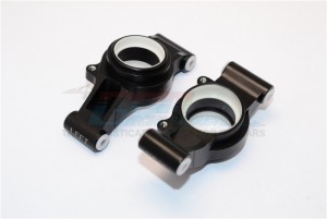 GPM TXM022N ALUMINUM REAR KNUCKLE ARMS WITH COLLARS FOR 6S TRAXXAS XMAXX 6S - TXM022N-BK