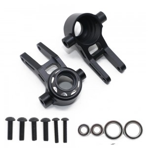 Aluminum Front Steering Block  ARA330686 ARRMA RC 1/8 INFRACTION / VENDETTA 3S BLX - BLACK - ARA330686/BK
