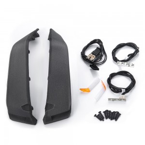 Nylon Fender Tail LED Light Spotlight 1/10 Axial SCX10 III Jeep Wrangler JL AXI03007 - SCX10III-LEDT