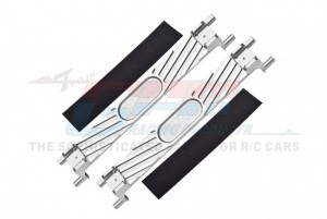 GPM XRT0126A ALUMINUM BATTERY HOLD-DOWN 7819 TRAXXAS 1/6 4WD XRT 8S 78086-4 - SILVER - XRT0126A-S