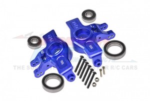 GPM TXMS143FRSN F / R CVD DRIVE SHAFT W/ HEX ADAPTER WHEEL LOCK FOR 1/10 TRAXXAS 1/10 MAXX 89076-4 / MAXX W/WIDE 89086-4 MONSTER - BLUE - UDR021N-B