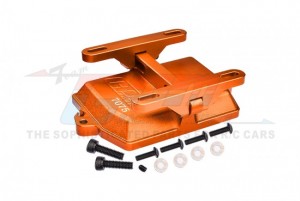 GPM XRT026 ALUMINUM 7075-T6 RECEIVER BOX COVER W/ ELECTRIC ADJUSTMENT BRACKET 7724 TRAXXAS 1/5 X-MAXX 6S 8S 1/6 4WD XRT 8S 78086-4 - ORANGE - XRT026-OR