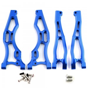 Aluminum Front Upper Lower Arm FOR ARRMA FIRTEAM KRATON OUTCAST 6S - BLUE - ARA33065556/BU