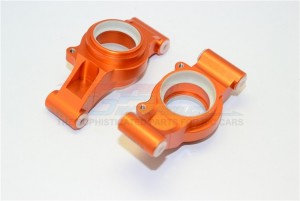 GPM TXM022N ALUMINUM REAR KNUCKLE ARMS WITH COLLARS FOR 6S TRAXXAS XMAXX 6S - Orange - TXM022N-OR