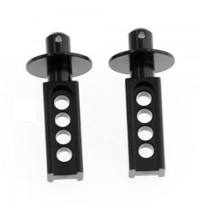 Aluminium Front Body Mount Post 7015 For 1/16 TRAXXAS RC Mini Slash E-Revo Summit Truck - TRX7015/BK