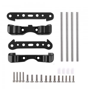 Aluminum Front and Rear Lower Suspension Mount Arm ARA330555 1/5 RC ARRMA KRATON OUTCAST 8S BLX - ARA330555-BK