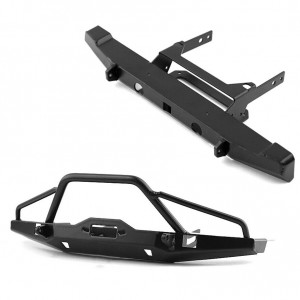 Metal Front And Rear Bumper For 1/10 RC Traxxas TRX-4 Axial SCX10 Crawler - FRONT & REAR - TRX4-03FR