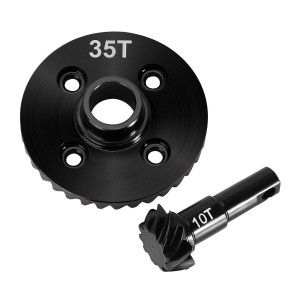 Steel Diff Spiral Pinion Ring Gear 8279 1/10 RC TRAXXAS TRX-4 TRX-6 CRAWLER - Underdrive Gear 10T / 35T - TRX8279/1035