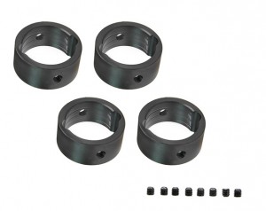 Aluminum Drive Cup 17mm Sleeves Ring 1/5 TRAXXAS X-MAXX 6S 8S 1/6 XRT 8S - XRT039S/BK