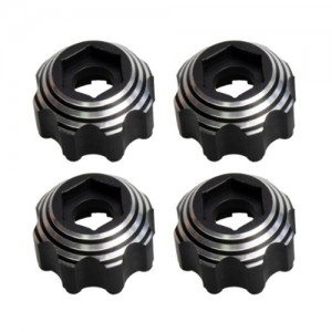 Aluminum Hex Adapater For PRO-LINE 8X32 To 17mm 1/2 OFFSET PRO-LINE 8x32 3.8 Wheel  6353-00 / 6345-00 - PRO635600/BK