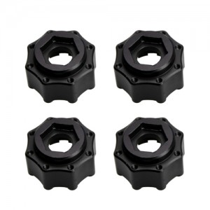 Aluminum Hex Adapater Type - B For PRO-LINE 8X32 To 17mm 1/2 OFFSET PRO-LINE 8x32 3.8 Wheel  6353-00 / 6345-00 - BLACK - PRO635600B/BK