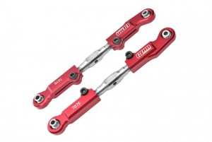 GPM MAM057S ALUMINUM STEEL REAR CAMBER LINKS AR330230 ARRMA 1/7 MOJAVE 6S BLX ARA10058T1/T2 - RED - MAM057S-R