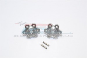 ALUMINIUM 2.2 WHEEL HUB ADAPTERS  (9MM THICKNESS)ECONOMY VERSION  AXIAL YETI ROCK RACER - YT009B-S