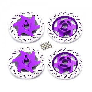 Aluminum Brake Disc With 12mm Hex Adapter For 1/10 RC SAKURA D3 D4 AWD RWD Drift Car - SAK-D4DISC/PU