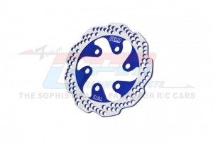GPM MX010/DISK ALUMINUM 7075-T6 REAR BRAKE DISK LOSI 1/4 PROMOTO-MX MOTORCYCLE LOS06000 LOS06002 - BLUE - MX010/DISK-B
