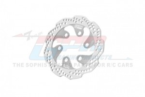 GPM MX010/DISK ALUMINUM 7075-T6 REAR BRAKE DISK LOSI 1/4 PROMOTO-MX MOTORCYCLE LOS06000 LOS06002 - SILVER - MX010/DISK-S