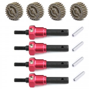 Extrended One Piece Steel Portal Stub Axle Output Gear W/ 12mm Hex 8258 8255A For TRAXXAS 1/10 RC TRX-4 TRX-6 Cralwer - Front & Rear - TRX-5258/4