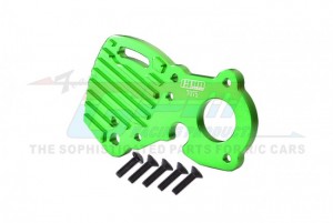 GPM ER2018N ALUMINUM 7075-T6 MOTOR PLATE 8690 TRAXXAS 1/10 E-REVO VXL MONSTER 86086-4 - GREEN - ER2018N-G