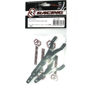3RACING SAK-C157A Cero FWD Graphite Upper Deck 1/10 RC SAKURA CERO FWD Car - SAK-C157A