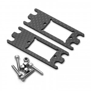 Carbon Fiber TR-4 Servo Mount For Diff Lock Dig Shift Servo 1/10 RC Axial Racing SCX10 Vanquish VS4-10 Phoenix - SCX10-TR4
