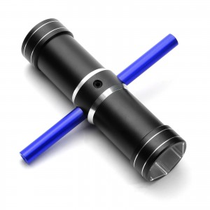 Aluminum 7075 Wheel Hex Wrench For 24mm / 25mm Nuts TRAXXAS 1/5 X-maxx ARRMA Kraton Outcast 8S BLX - ST-WR25/BU