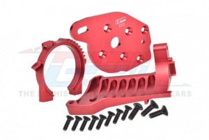GPM TXMS018N ALUMINUM MOTOR MOUNTS 8960 TRAXXAS 1/10 4WD MAXX / WIDEMAXX MONSTER - RED - TXMS018N-R