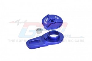 GPM MX023TSH ALUMINUM 7075 SERVO SAVER ASSEMBLY 23T LOS261011 LOSI 1/4 PROMOTO-MX MOTORCYCLE RTR LOS06002 - BLUE - MX023TSH-B