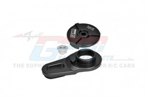 GPM MX023TSH ALUMINUM 7075 SERVO SAVER ASSEMBLY 23T LOS261011 LOSI 1/4 PROMOTO-MX MOTORCYCLE RTR LOS06002 - BLACK - MX023TSH-BK
