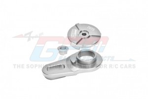 GPM MX023TSH ALUMINUM 7075 SERVO SAVER ASSEMBLY 23T LOS261011 LOSI 1/4 PROMOTO-MX MOTORCYCLE RTR LOS06002 - SILVER - MX023TSH-S