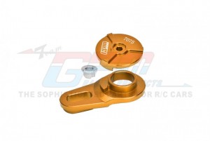 GPM MX025TSH ALUMINUM 7075 SERVO SAVER ASSEMBLY 25T LOS261011 LOSI RC 1/4 PROMOTO-MX MOTORCYCLE RTR - GOLD - MX025TSH-GD