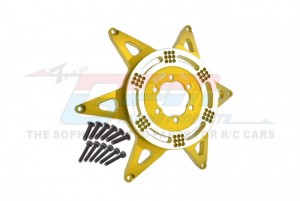 GPM MX0606R ALUMINUM 7075 REAR WHEEL PATTERN BUCKLE LOS46003 LOSI 1/4 PROMOTO-MX MOTORCYCLE LOS06000 - GOLD - MX0606R-GD