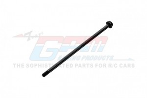 GPM MX025R MEDIUM CARBON STEEL REAR WHEEL AXLE LOS262015 LOSI RC 1/4 PROMOTO-MX MOTORCYCLE - MX025R-BK