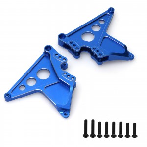 ALUMINUM REAR DAMPER MOUNT 8538 1/7 TRAXXAS UNLIMITED DESERT RACER UDR 85076-4 - BLUE - TRX-8538/BU