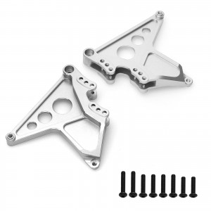 ALUMINUM REAR DAMPER MOUNT 8538 1/7 TRAXXAS UNLIMITED DESERT RACER UDR 85076-4 - SILVER - TRX-8538/SI