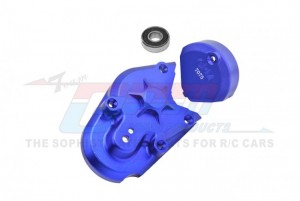GPM MX038A ALUMINUM 7075 TRANSMISSION HOUSING LOS262008 LOSI RC 1/4 PROMOTO-MX MOTORCYCLE LOS06000 - BLUE - MX038A-B