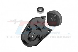 GPM MX038A ALUMINUM 7075 TRANSMISSION HOUSING LOS262008 LOSI RC 1/4 PROMOTO-MX MOTORCYCLE LOS06000 - MX038A-BK