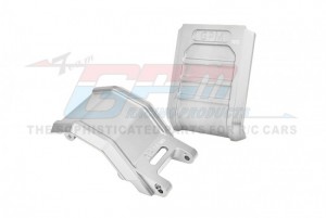 GPM MX016AB ALUMINUM 7075 SKID PLATE SET LOS264001 LOSI RC 1/4 PROMOTO-MX MOTORCYCLE LOS06000 - SILVER - MX016AB-S