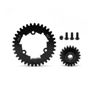 STEEL SPUR GEAR - 32T M1.5 W/ PINION GEAR 20 - 30T For 1/5 TRAXXAS XRT / X-MAXX 6S 8S MONSTER - 32T W/ 21T - TRXM32T21T