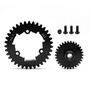 STEEL SPUR GEAR - 32T M1.5 W/ PINION GEAR 20 - 30T For 1/5 TRAXXAS XRT / X-MAXX 6S 8S MONSTER - 32T W/ 30T - TRXM32T30T