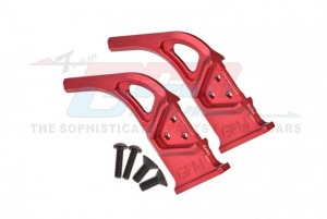 GPM MAI040RBN ALUMINUM 7075 REAR DIFFUSER SUPPORTS ARA320519 ARRMA 1/7 4WD INFRACTION LIMITLESS FELONY 6S BLX - RED - MAI040RBN-R
