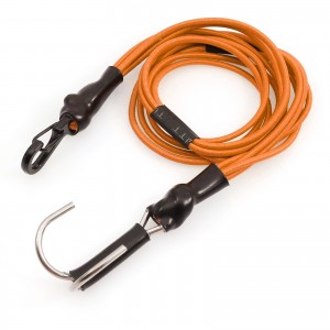 RC Crawler Truck Kinetic Winch Strap Rescue Rope For 1/10 RC Axial SCX10 I II III / TRAXXAS TRX-4 - ORANGE - KWS-01/OR