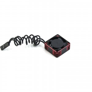 Aluminum Electronic ESC Heatsink Cooling Fans 25 x 25mm For 1/8 1/10 RC Car - RED - ESCFAN2525/RE