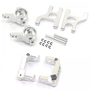 Combo Front Steering Block C-Hub Supension Arm Set For TAMIYA CC-01 RC Chassis Car - CC010212254/SI
